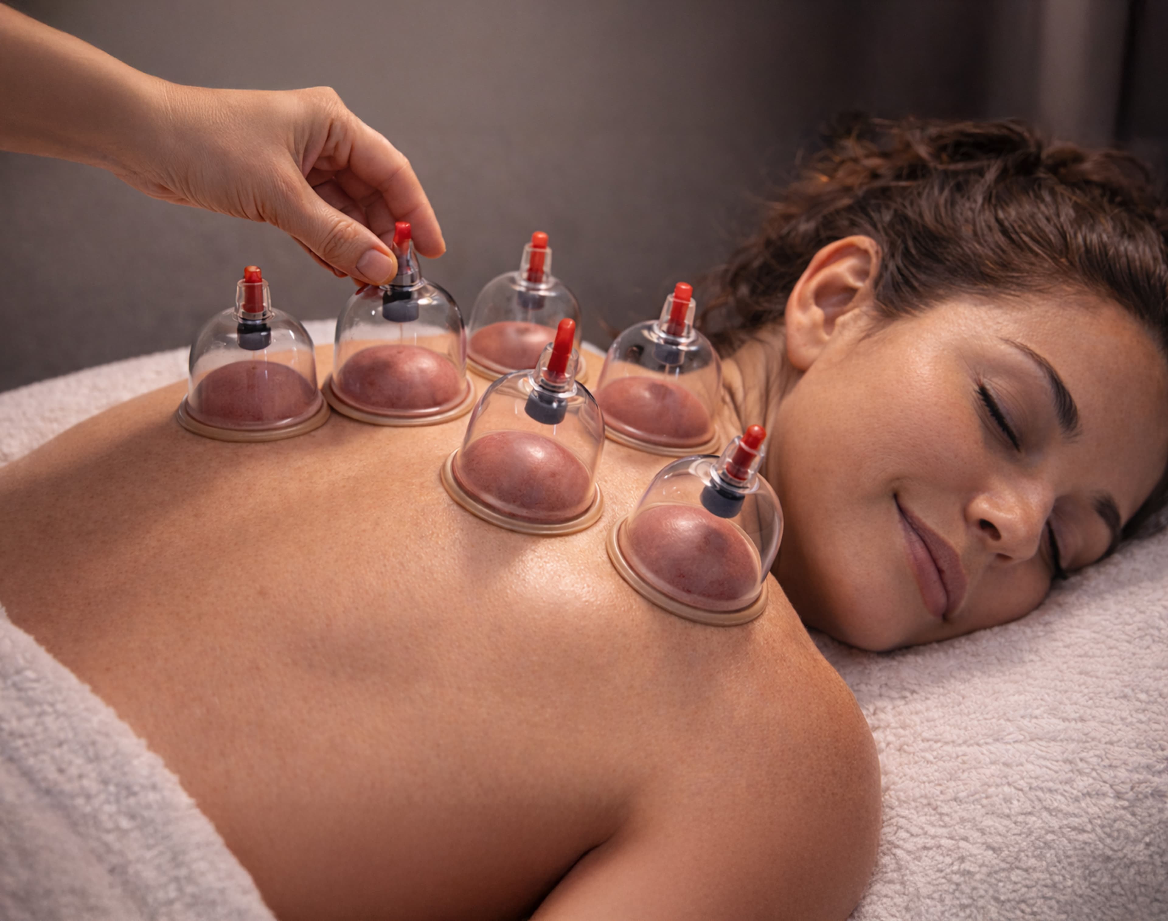 Cupping Therapy - Add‑On – Therapeutic cupping paired with massage to enhance circulation, relieve tension, and support detoxification.