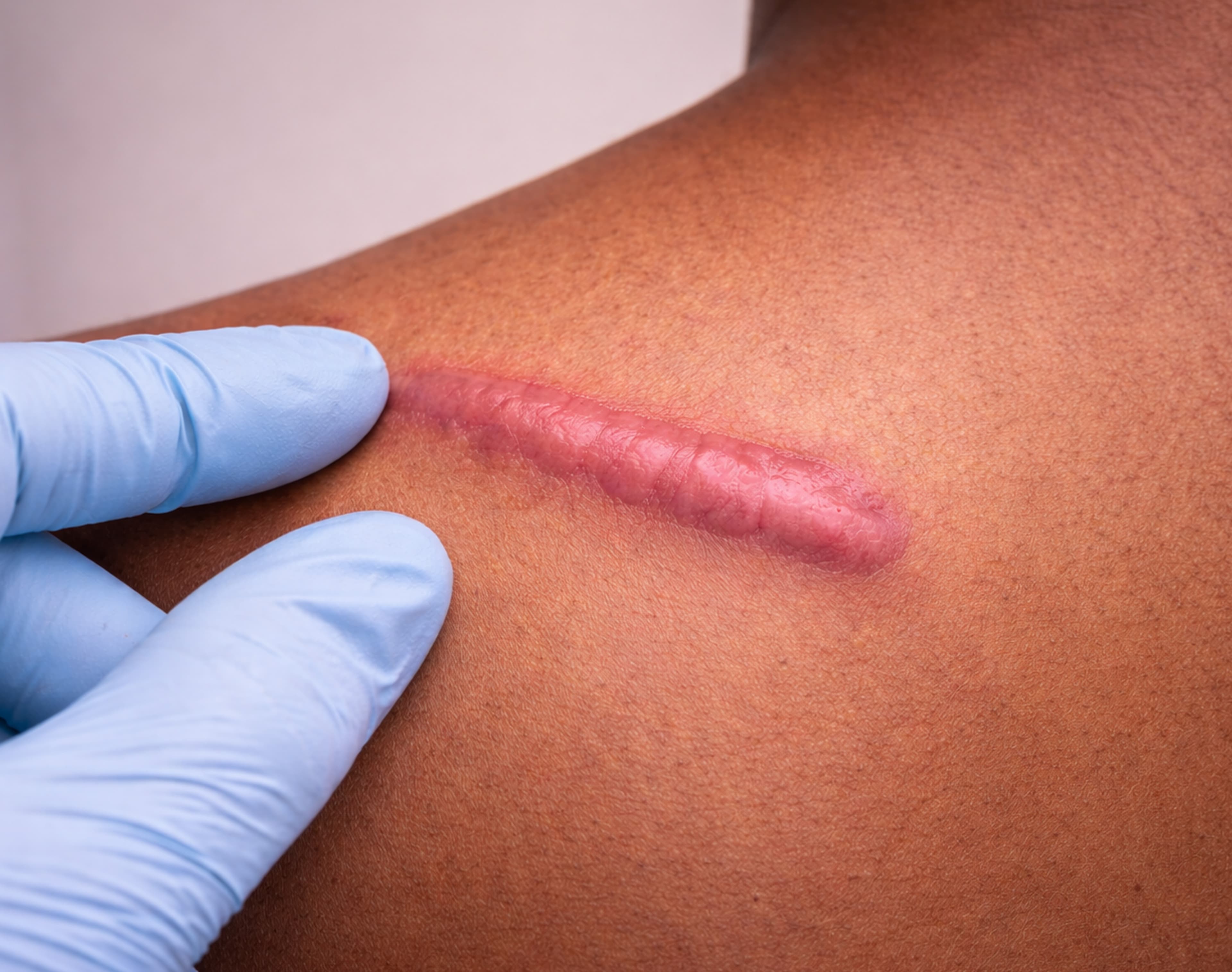 Treatment image for Keloid Scar Injection