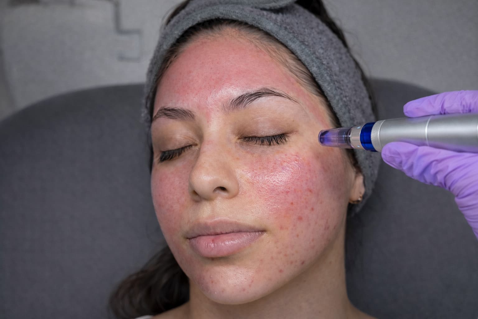 Microneedling Skin Renewal with Polynucleotides (PN) – Microneedling with polynucleotides (PN) to support deep hydration, elasticity, and collagen stimulation for resilient, healthier-looking skin.